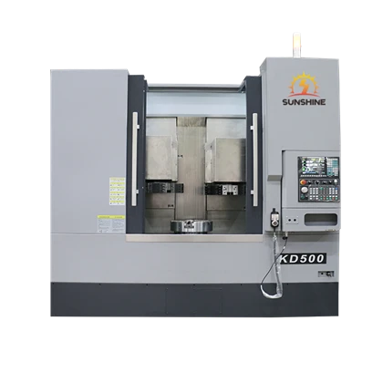 Fabricant de tour vertical CNC KD500, tour vertical spécial CNC pour le traitement à grande vitesse des disques de frein automobiles
