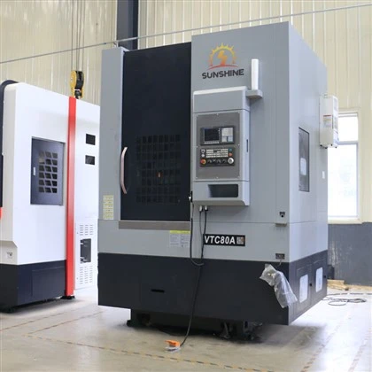 Tour vertical CNC VTC80, traitement de disque à haute efficacité, tour spécial pour tambours de frein automobile